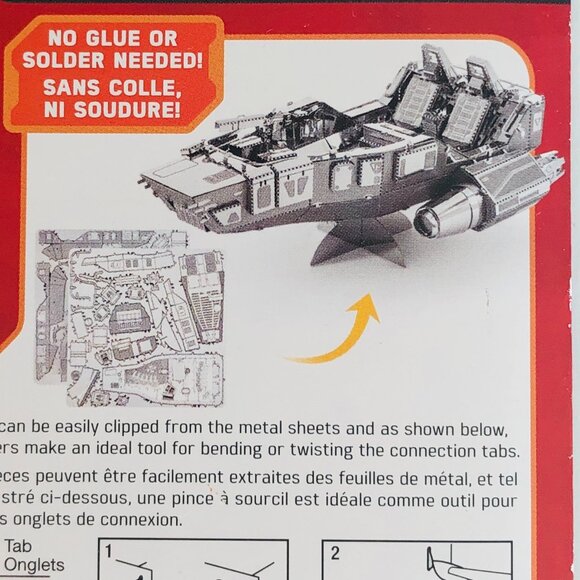 Metal Earth Star Wars 3D Model First Order Snowspeeder New Sealed  For Age 14+ - Picture 13 of 16